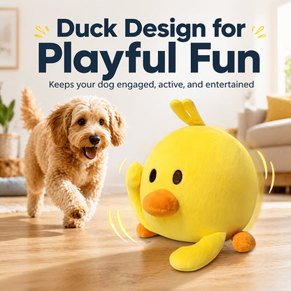 Electronic Bouncing Dog Toy with Animal Sound – USB Rechargeable Interactive Rolling Ball, Voice Recording & Music Mode