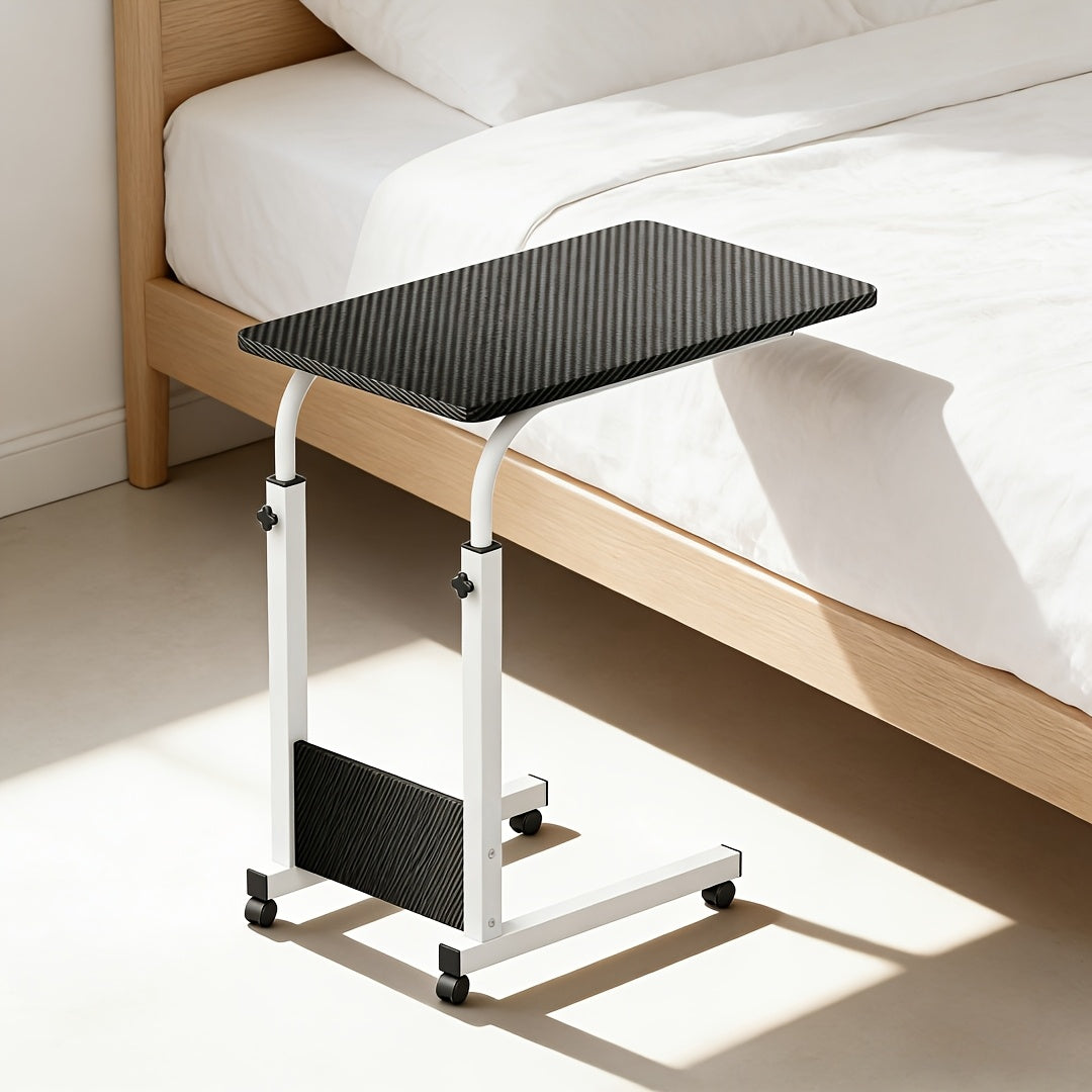 Bedside Table with Wheels Adjustable Height – Multi-Style Nursing Care Table for Elderly & Patients | Single & 3-Tier Rolling Overbed Dining