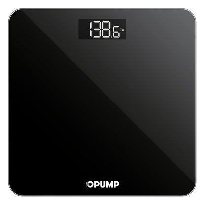 Digital Bathroom Scale High Precision, Electronic Body Weight Scale with Backlit HD LCD Display, kg/lb/st Switchable