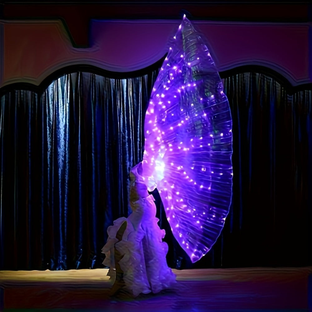 LED Feather Dance Costume Glowing Luminous with the Listed Color, Size or Set Options for Everyday Use