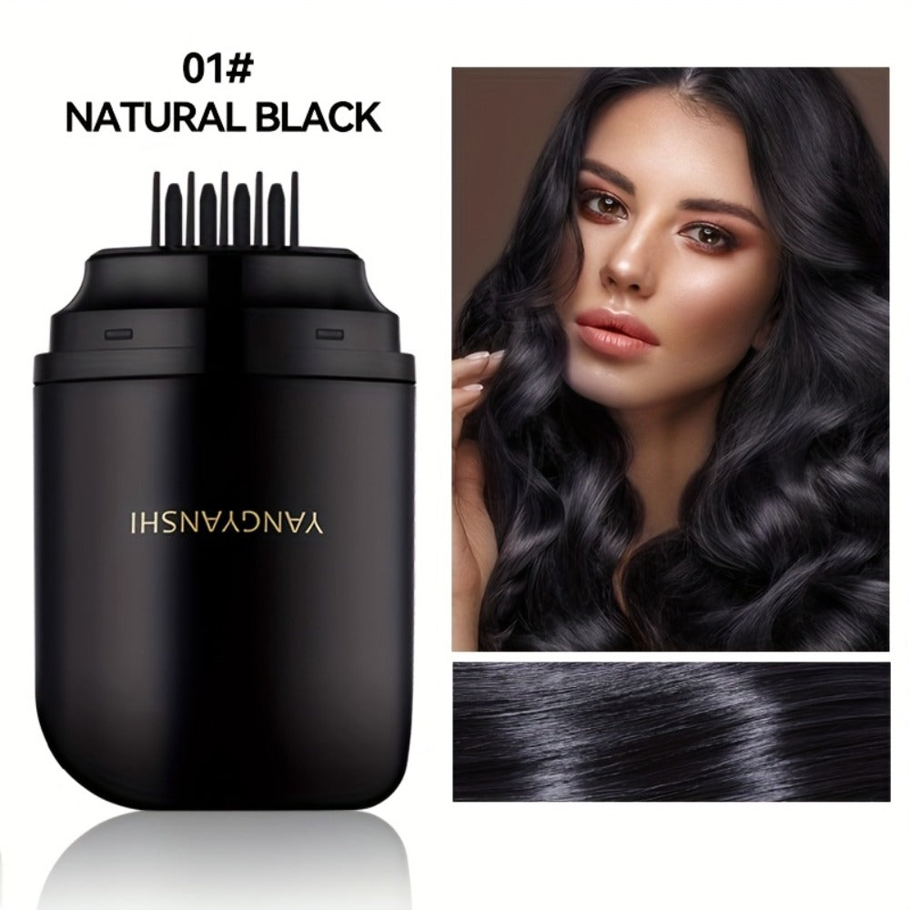 Root Touch Up Hair Dye Stick Instant Gray Hair Coverage Pen Waterproof Sweatproof Colorfast No Stain on Clothes Natural Black Black Brown