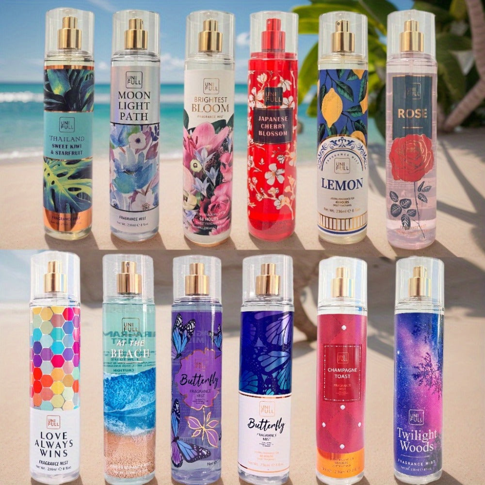 Scented Hair & Body Mist for Women 8oz – Long-Lasting Perfume Spray, Lightweight Non-Greasy Fragrance Mist for Dates, Parties & Daily Wear