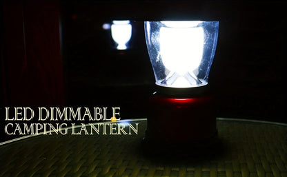 4-Pack COB LED Camping Lantern Dimmable Battery Powered – High Brightness Portable Camp Lights for Hiking, Fishing