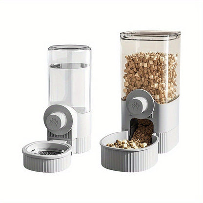 Hanging Cage Pet Water Dispenser & Automatic Feeder – No-Drip Gravity Feed Bowl for Rabbits, Guinea Pigs, Hamsters & Small Animals |