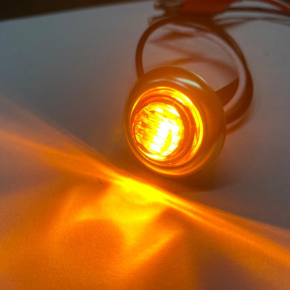 Marine Boat Lights 20 Pack, DC 12V Submersible LED Side Marker Lights for Boat Transom Stern Tail Yacht, Round Courtesy Navigation Lights