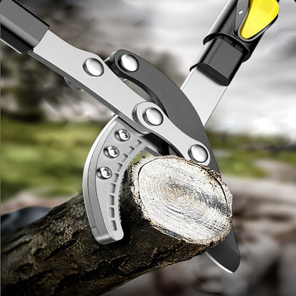 Telescoping Pruning Shears with Long Stretchable Handle – Bypass Lopper for Thick Branches & Daily Tree Pruning