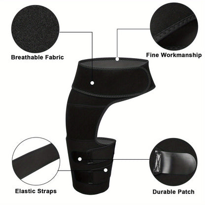 Groin Support Wrap & Thigh Compression Brace for Men & Women – Adjustable Hip Joint Stabilizer for Sciatica