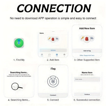 Round Bluetooth Item Finder in One-, Two- or Four-Pack Black Options with 1.43-Inch Case and Key Ring