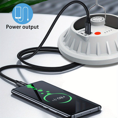 Solar Camping Lantern Two-Pack with Remote Control, 120 LEDs, Five Light Modes, USB Charging and Hanging Hooks