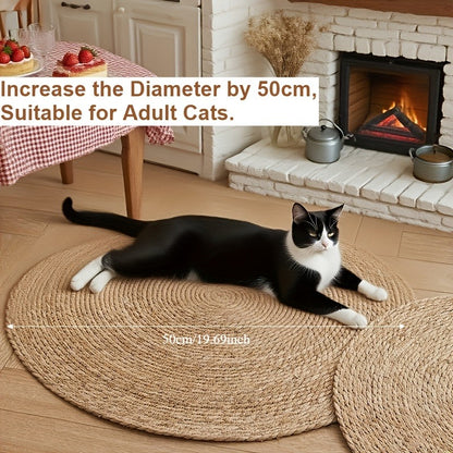 Sisal Sofa Protector Cat Scratch Mat – Universal Anti-Scratch Claw Cover for Cats & Dogs, Furniture Protector Pad for Sofa, Couch & Chair