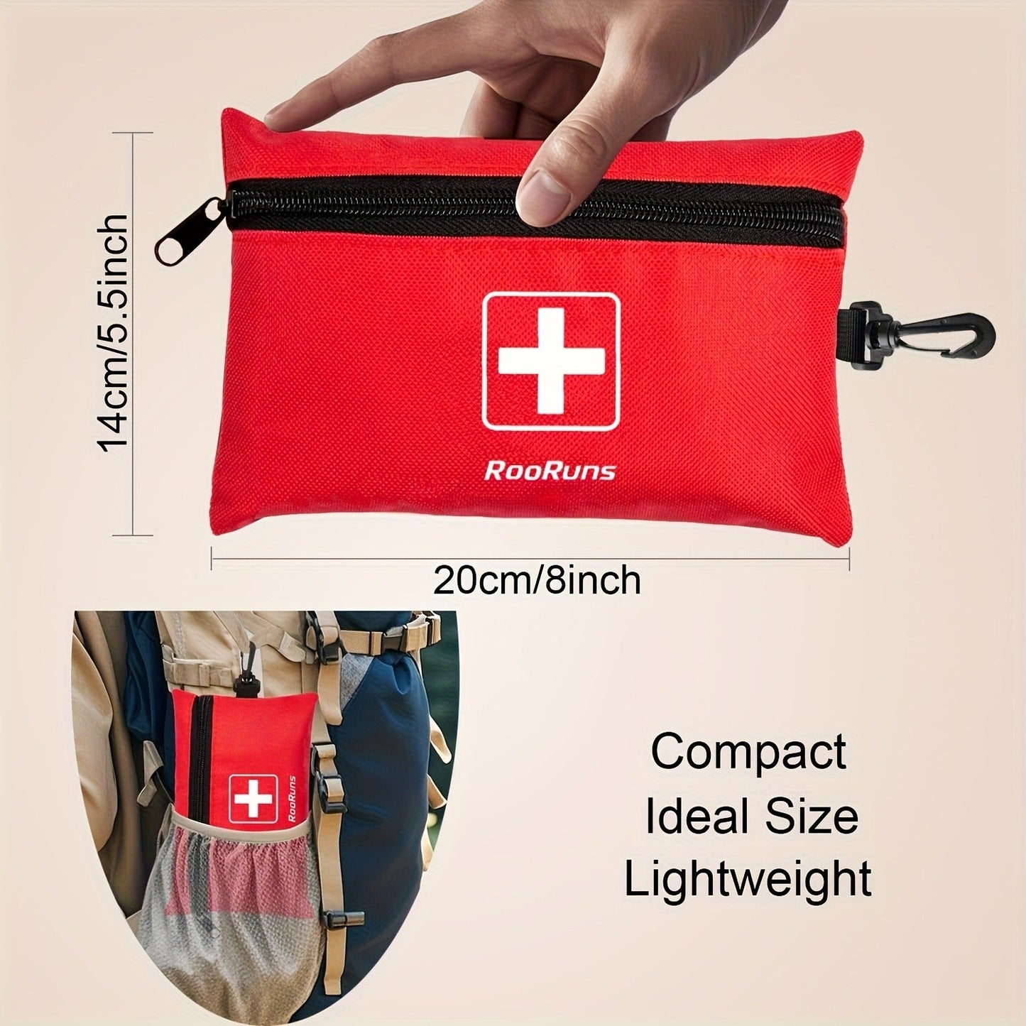 157PCS MOLLE Survival Kit – Outdoor First Aid Emergency Gear for Camping Hiking Adventure Travel Car Home Office School