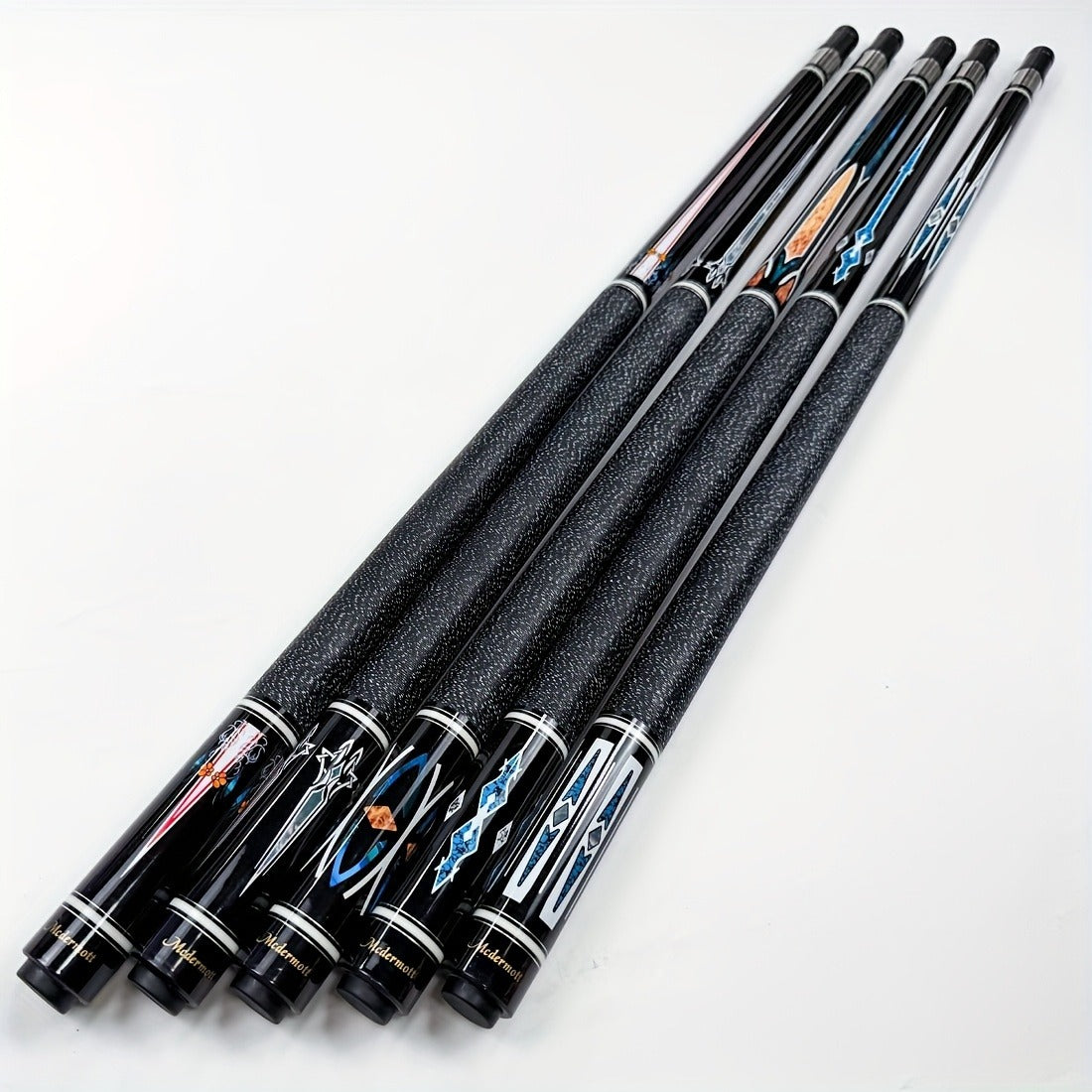 58-Inch Canadian Maple Pool Cue with 12.5mm Tip, Quick-Release Joint and Five Z-Series Graphics
