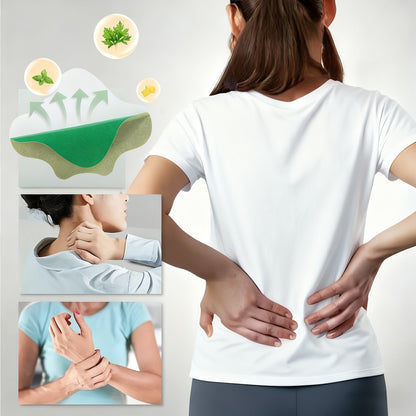 Pain Relief Patches 100pcs – Breathable Muscle & Joint Support Patches for Waist, Back, Knee, Elbow & Neck, Discreet Wear for Sports