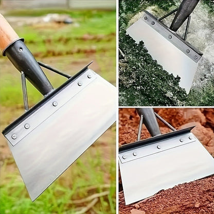 Multifunctional Camping Shovel 8.27" & 10.24" – Portable Handleless Metal Garden Spade for Yard Weeding, Soil Digging, Outdoor Camping