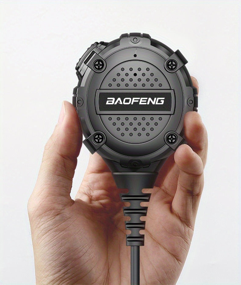 Walkie Talkie Remote Speaker Microphone H3 Lightweight Shoulder Mic PTT for Two Way Radio Clear Communication Outdoor Hiking Camping