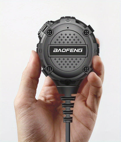 Walkie Talkie Remote Speaker Microphone H3 Lightweight Shoulder Mic PTT for Two Way Radio Clear Communication Outdoor Hiking Camping