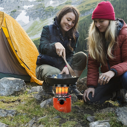 Portable Propane Radiant Heater 9000 BTU – Silent Outdoor Gas Heater with Regulator for Camping, Ice Fishing, Hunting & Emergency Use