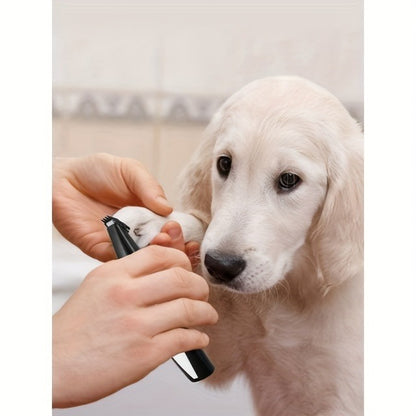 Pet Detail Trimmer Cordless USB Rechargeable – Ceramic Blade Precision Clipper for Dogs Cats Face Paws Ears Eyes Tail