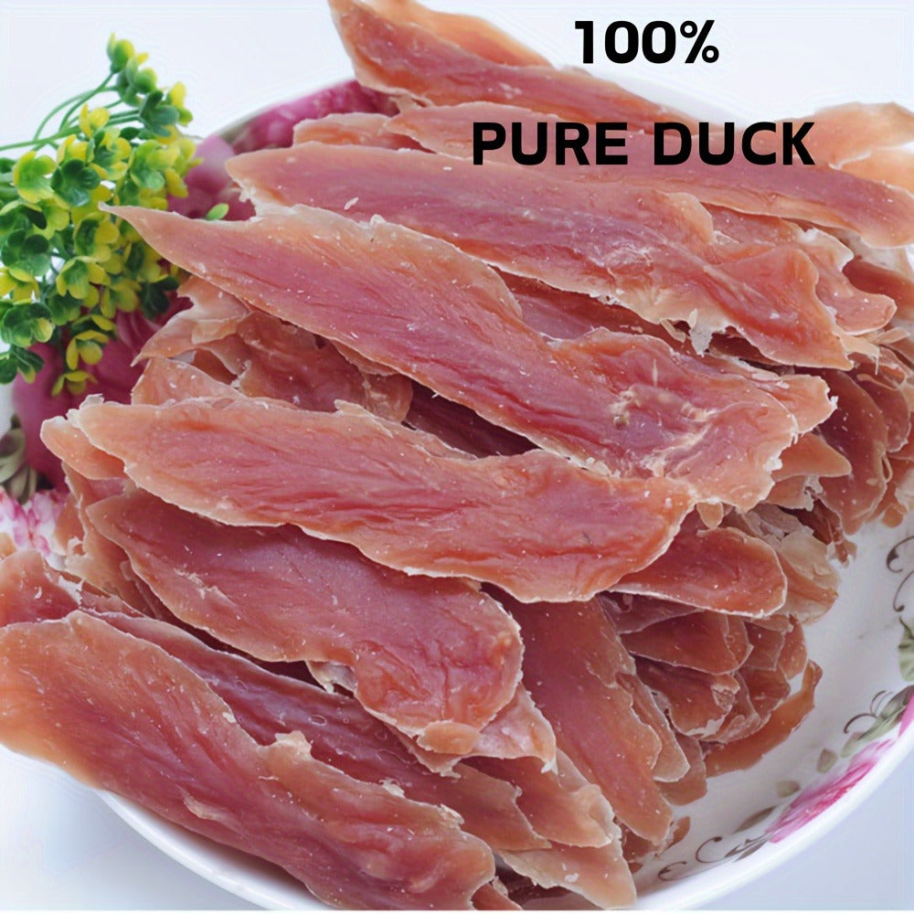 Chicken Jerky Dog Treats Real Pure Chicken Duck High Protein Low Fat Long Lasting Chews Healthy Digestible Training Reward Snack 200g 400g