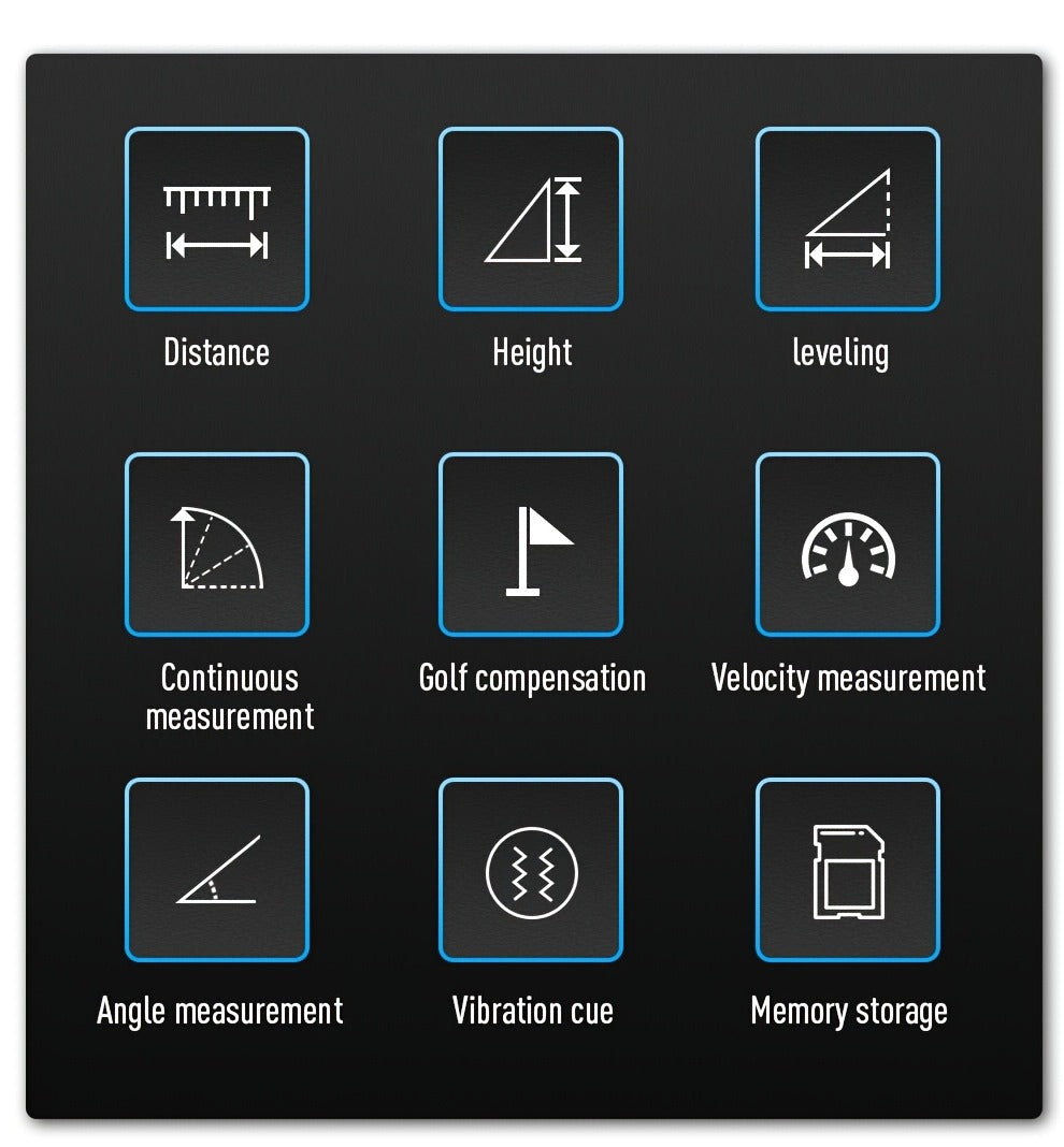 White Golf Laser Rangefinder, Model LAB12 with 1200-Yard Source Rating, 6x Optics and USB Charging