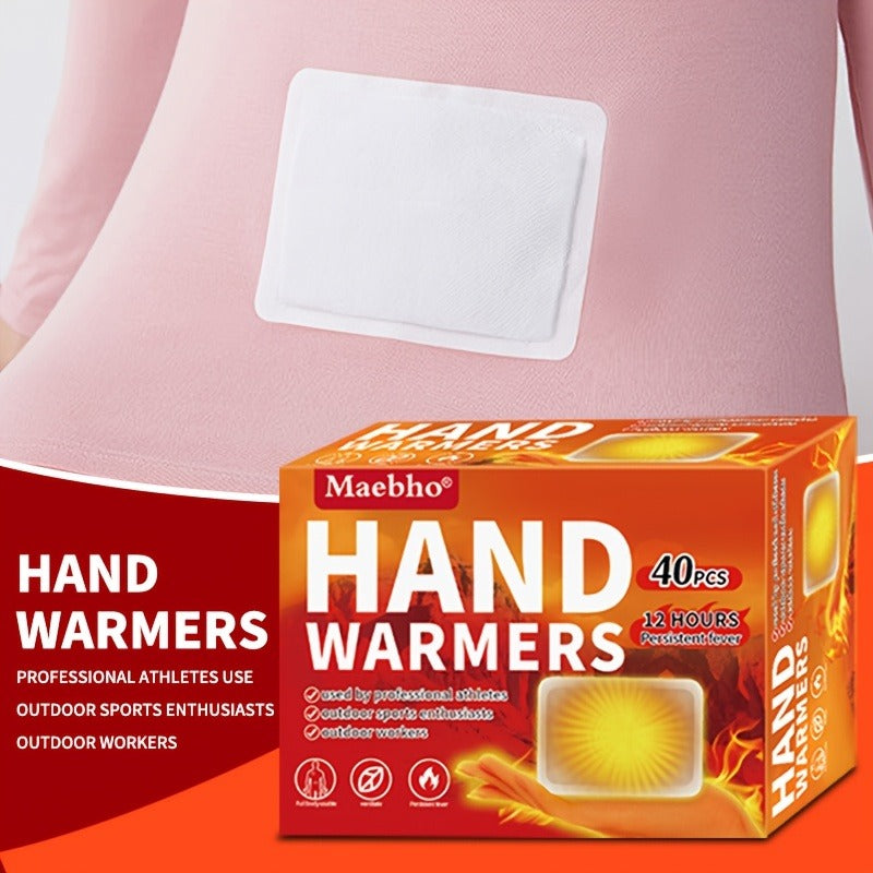 Heat Patches Self-Heating Body Warmers – No Battery Needed, Iron-Based Air-Activated Warming Pads for Back, Neck & Body