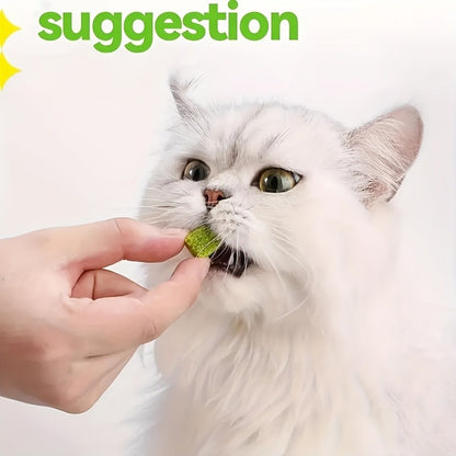 Cat Grass Pellets Freeze-Dried 150g – Mint Flavor Hairball Control Granules, Natural Chewing & Teeth Grinding Snack for Cats