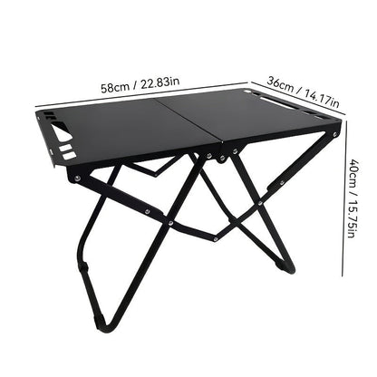 Folding Camping Table Portable Lightweight 3-Leg Outdoor Table for Picnic BBQ, for Camping, Travel and Outdoor Use