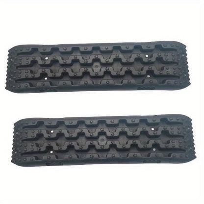 Vehicle Recovery Traction Boards 2-Pack – Heavy-Duty Anti-Slip Off-Road Escape Boards for Snow, Mud & Sand, Reinforced PP Material