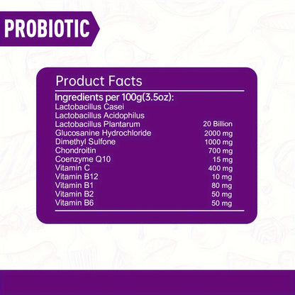 Dog Probiotic & Digestive Enzyme Chews with Prebiotics – Gut Health, Skin Sensitivity Support & Digestive Balance Soft Chew Supplement