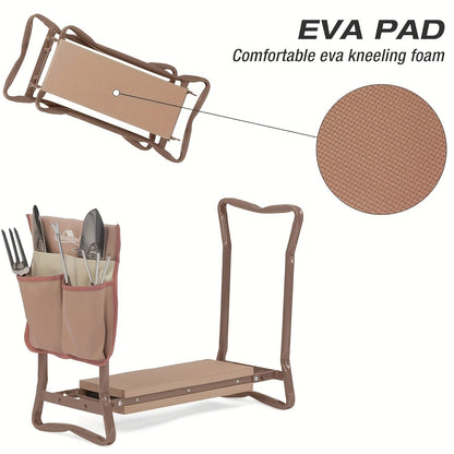 Garden Kneeler and Seat, for Garden, Patio and Yard Use, with the Listed Configuration, for Everyday Use and Organized Storage