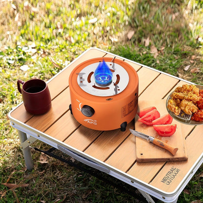 Portable Propane Camping Stove Heater 9000 BTU, 3-in-1 Indoor Outdoor Gas Burner with Adjustable Flame