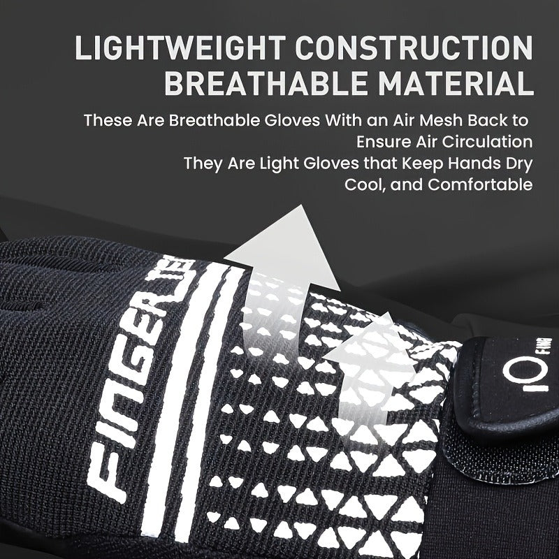 Workout Gloves Full Finger Touchscreen Gel Padded Anti-Slip for Men Women Gym Weight Lifting Cycling Fitness Driving Exercise Training