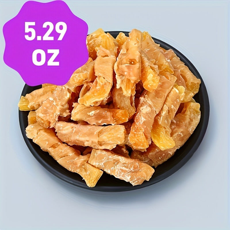 Sweet Potato Dog Treats – Chicken & Duck Wrapped Dried Sweet Potato, Natural High Protein Easy to Digest, Training Reward Snacks
