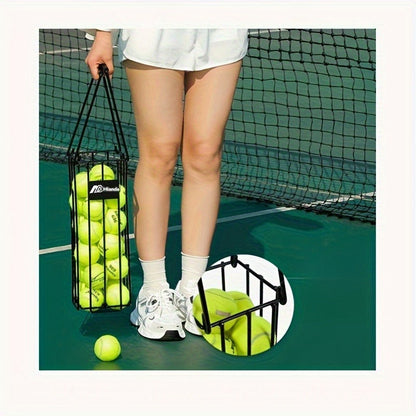 Tennis Ball Picker Up Tube – Stainless Steel Quick-Release Portable Ball Retriever for Tennis Pickleball Training