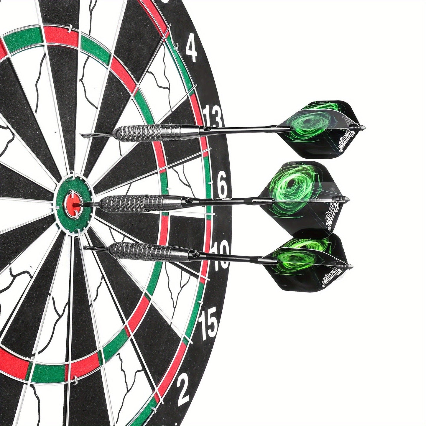 Professional Steel Tip Darts Set with Carrying Case – Aluminum & PVC Shafts, Extra Replacement Flights & Plastic Protectors