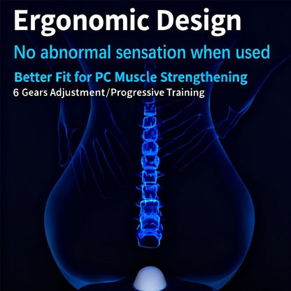 Pelvic Floor Trainer Electric Massage Cushion – 6 Vibration Modes, Wireless Rechargeable, Hip & Leg Muscle Training for Men Women