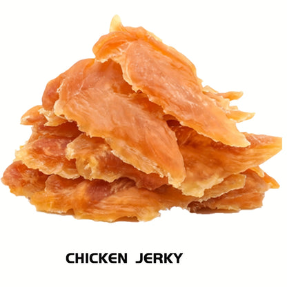 Chicken Jerky Dog Treats – Dried Chicken for Dogs, High Protein Easy to Digest, Long Lasting Training Reward Snacks