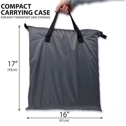 Camping Tent Organizer 9-Shelf with Zippered Flap – Hanging Storage Rack for Shoes, Gear & Dining, Fits Most Tents, Brown & Gray