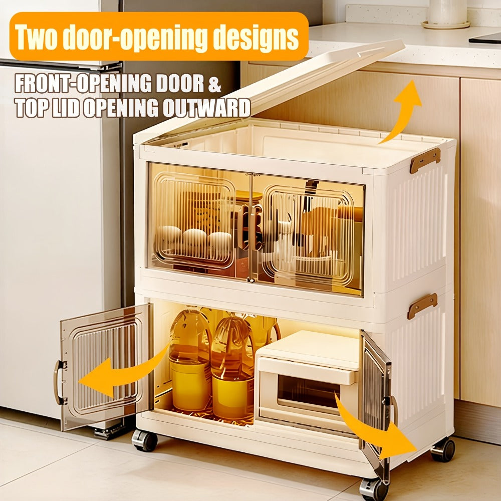 Acrylic Display Cabinet with Clear Door, Dust-Proof Blind Box Figure Showcase Shelf for Mini Toys Collectibles
