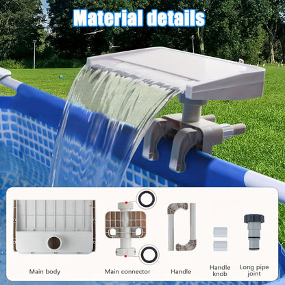 Pool Waterfall for Garden, Patio and Yard Use, with the Listed Configuration, for Everyday Use and Organized Storage