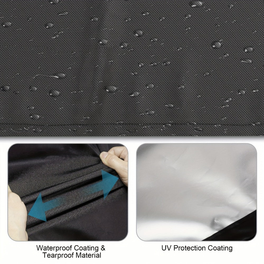 Outdoor AC Cover Heavy Duty Weatherproof Air Conditioner Cover for Outside Units UV Resistant Windproof Snowproof Dustproof with Storage Bag