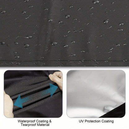 Outdoor AC Cover Heavy Duty Weatherproof Air Conditioner Cover for Outside Units UV Resistant Windproof Snowproof Dustproof with Storage Bag