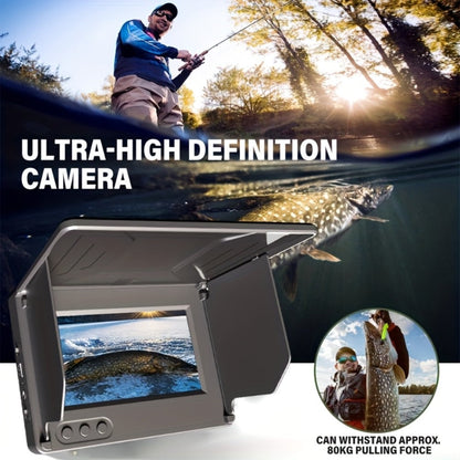 Underwater Fishing Camera 4.3-Inch HD Display with Night Vision & Triple Light Shielding, Portable Fish Finder with Bait Monitor