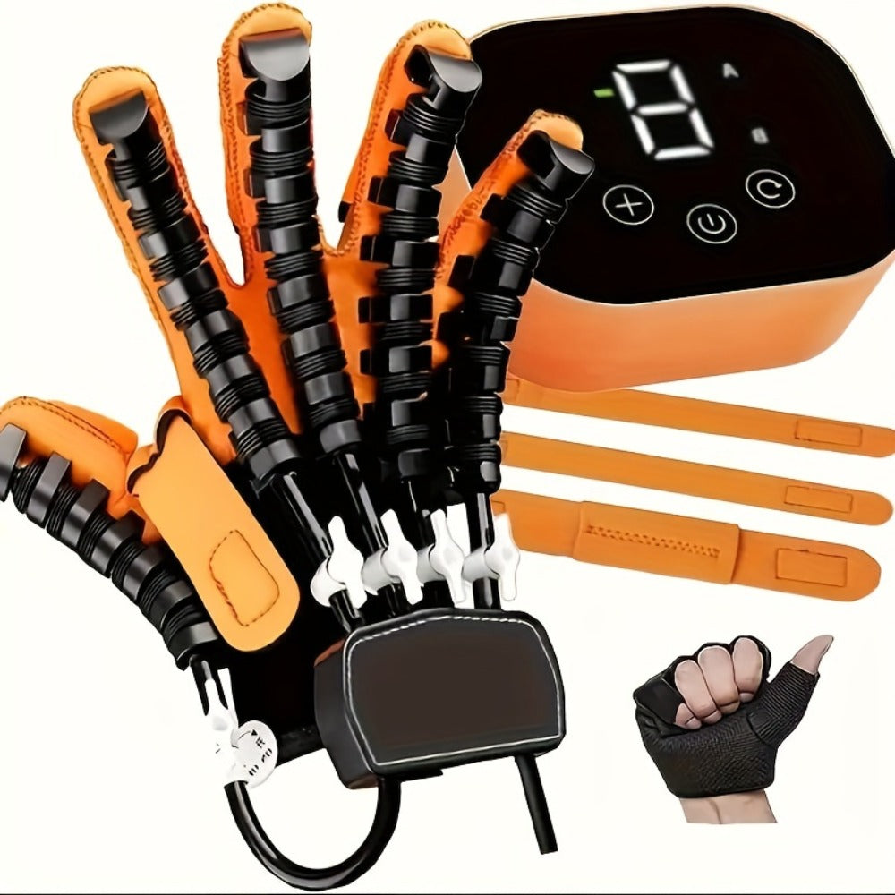 Rehabilitation Robot Gloves for Hand & Finger Training, Air Pressure Finger Exercise Device with LCD Touch Screen