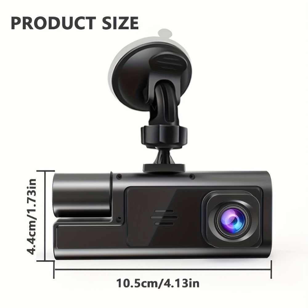 1080P-Labeled Dash Camera with Dual- or Triple-Lens Options, WiFi and 16GB, 32GB or No-Card Bundles