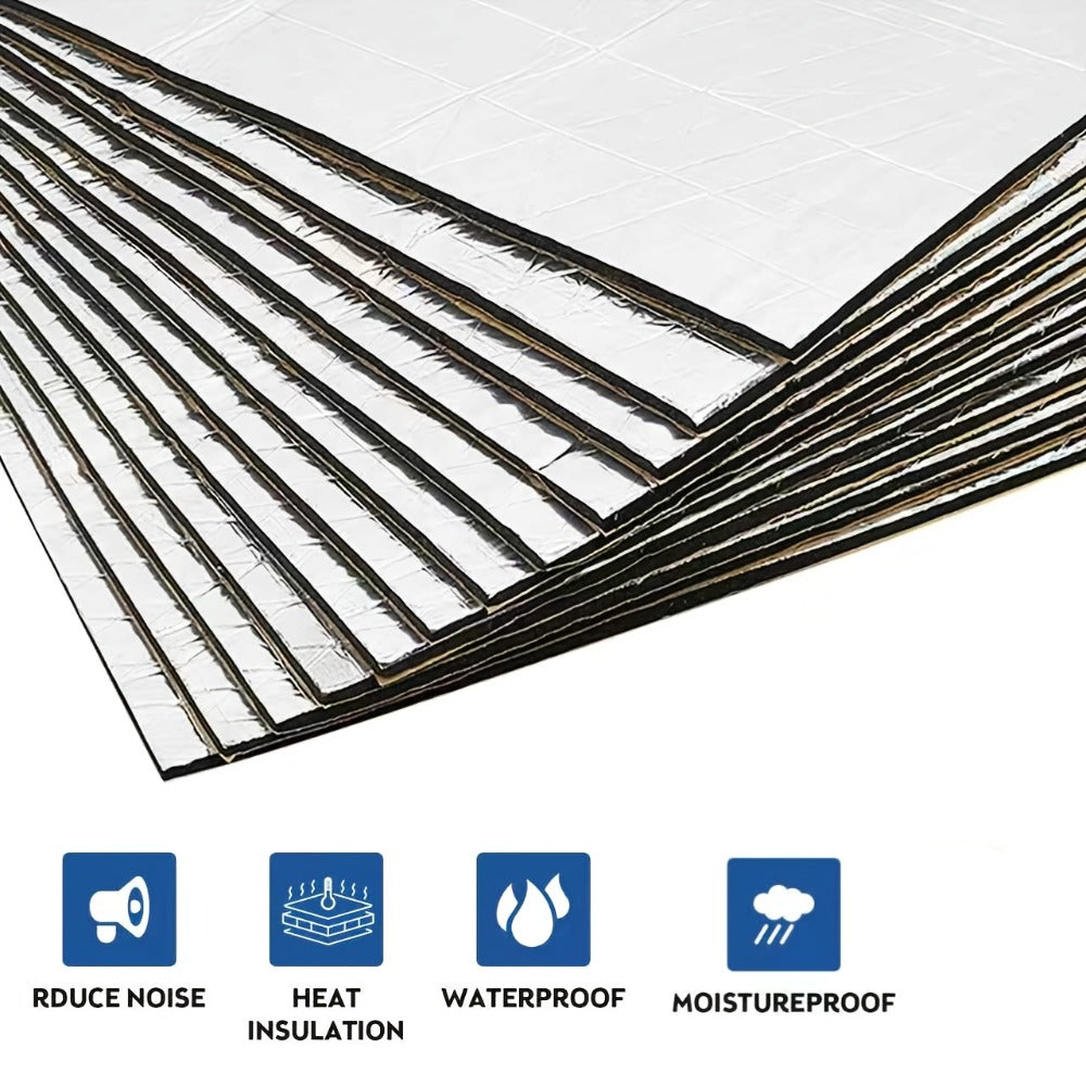 Car Sound Deadening Mat 276MIL 19sqft – 12 Sheets 20"x12" Auto Sound Dampening & Heat Insulation for Door Hood Trunk Floor Firewall
