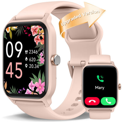 Smartwatch with Built-in Alexa FAWEIO 1.8" HD Touch Screen, Bluetooth Calling, 100+ Sport Modes, Fitness Tracker Heart Rate Sleep