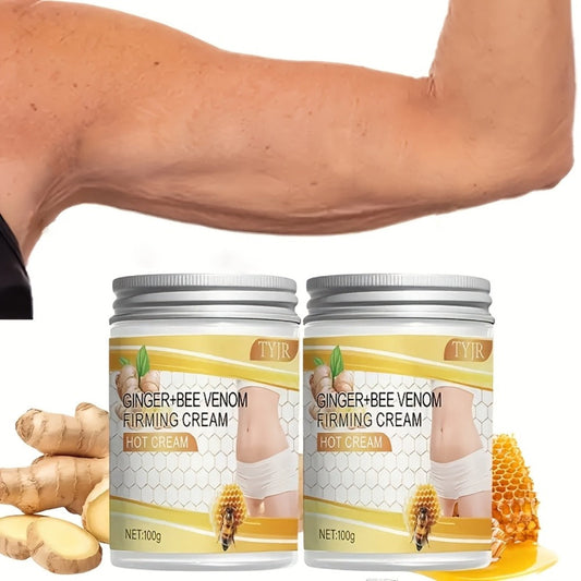 Glycerin Vitamin E Body Firming Cream 2pcs 100g Each Moisturizing Toning Lotion Skin Tightening Elasticity Nourishing Daily Care for Abdomen