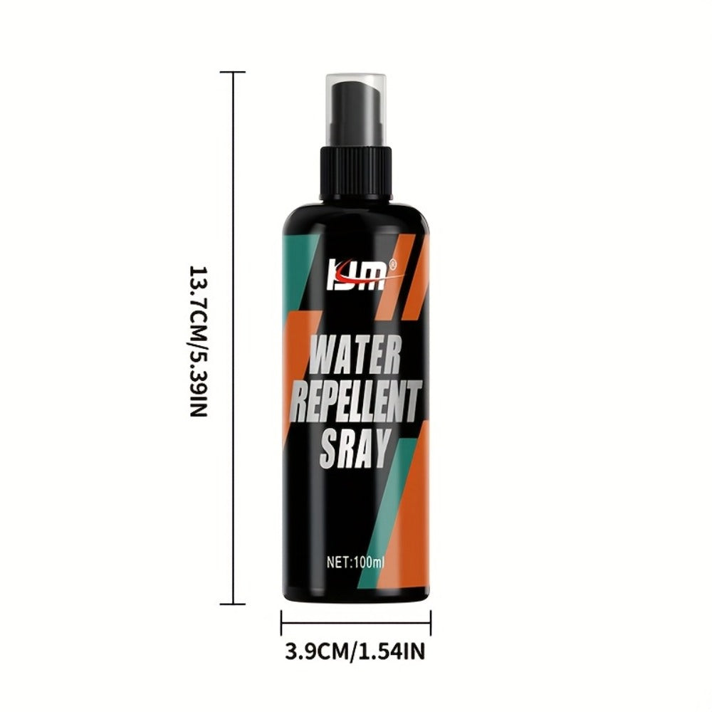 Car Windshield Waterproof Anti-Fog Spray 3.38oz – Hydrophobic Glass Coating | Oil Film Remover | Rain Repellent for Car Windows
