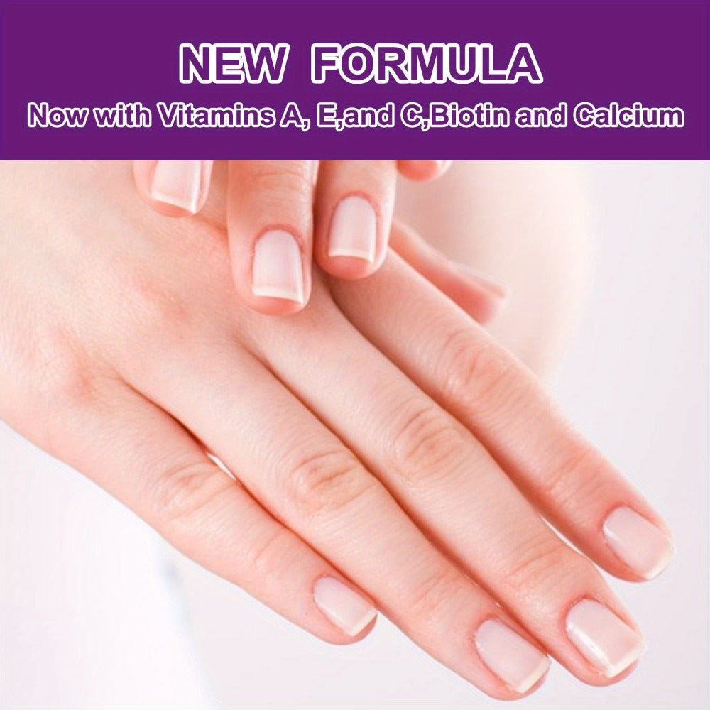 Nail Strengthening Polish 10ml Glycerin & Hyaluronic Acid Formaldehyde-Free – Hardener Treatment for Thin Brittle Weak Nails Fast Results